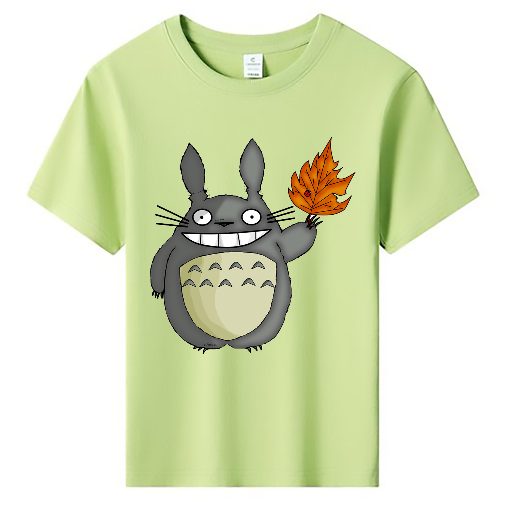 （画像用） となりのトトロ 草壁メイ 草壁サツキ My Neighbor Totoro Satsuki Kusakabe Mei Kusakabe 綿100％キッズTシャツ（フロントプリント）